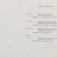 Aspects of The Korean War