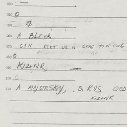 Eastern questionnaire, answ...