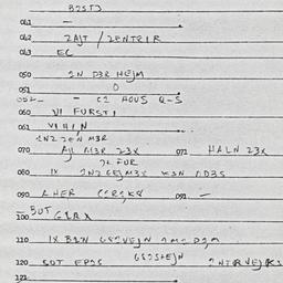 Eastern questionnaire, answ...
