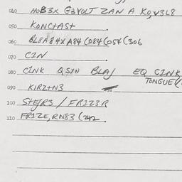 Eastern questionnaire, answ...