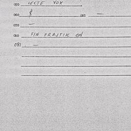 Eastern questionnaire, answ...