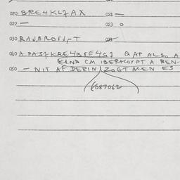 Eastern questionnaire, answ...