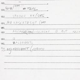 Eastern questionnaire, answ...