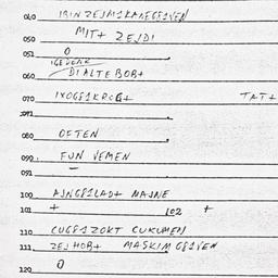 Eastern questionnaire, answ...