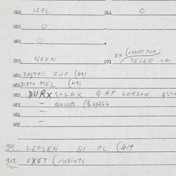 Eastern questionnaire, answ...