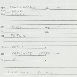 Eastern questionnaire, answ...
