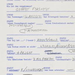 Western questionnaire, answ...