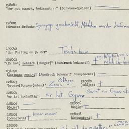 Western questionnaire, answ...