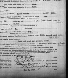 Carnegie Church Organs, War...