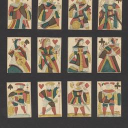 Playing cards from the Fren...
