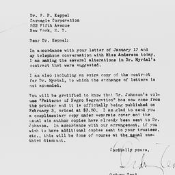 Letter from Ordway Tead to ...