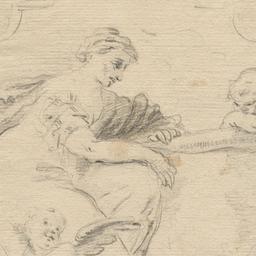 Female Figure with Putti in...