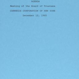 Meeting of the Board of Tru...