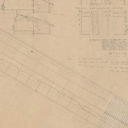 Floor plan, sections