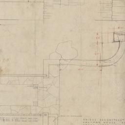 Bridge reconstruction plan,...