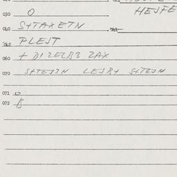 Eastern questionnaire, answ...