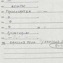 Eastern questionnaire, answ...