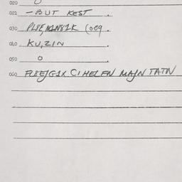 Eastern questionnaire, answ...