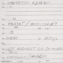 Eastern questionnaire, answ...