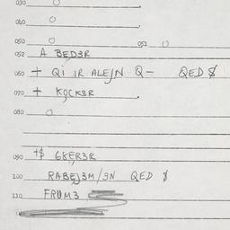 Eastern questionnaire, answ...