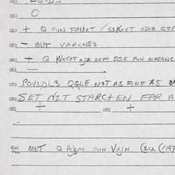 Eastern questionnaire, answ...