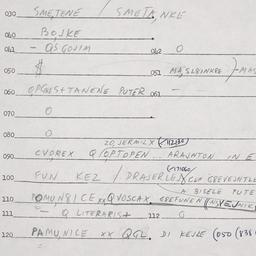 Eastern questionnaire, answ...