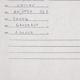 Eastern questionnaire, answ...