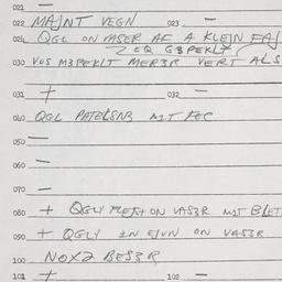 Eastern questionnaire, answ...