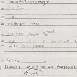 Eastern questionnaire, answ...
