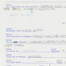 Western questionnaire, answ...