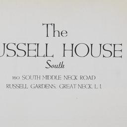 The Russell House South, 16...
