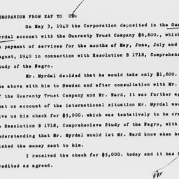 Memorandum from Ernest A. F...