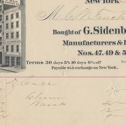 G. Sidenberg & Co. Bill...