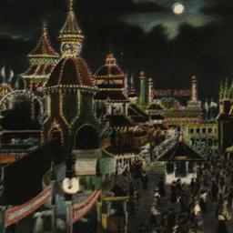 Luna Park at Night, Coney I...