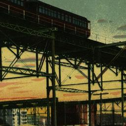 Elevated R. R. Curve, New York