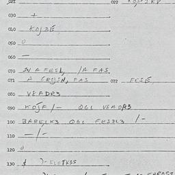 Eastern questionnaire, answ...