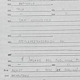 Eastern questionnaire, answ...