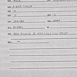 Eastern questionnaire, answ...
