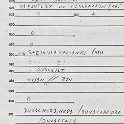 Eastern questionnaire, answ...