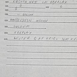 Eastern questionnaire, answ...