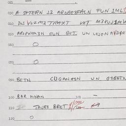 Eastern questionnaire, answ...
