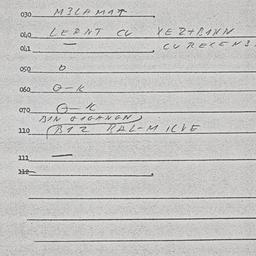 Eastern questionnaire, answ...