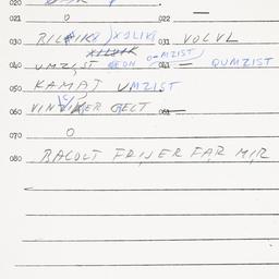Eastern questionnaire, answ...
