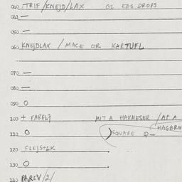 Eastern questionnaire, answ...