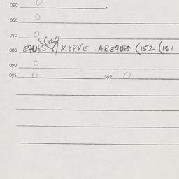 Eastern questionnaire, answ...