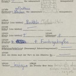 Western questionnaire, answ...