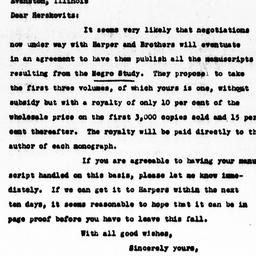 Letter from Charles Dollard...