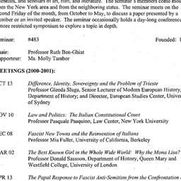Schedules, Studies in Moder...