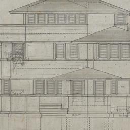 Working drawing #5: North, ...