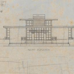 Working drawing #4: Front e...